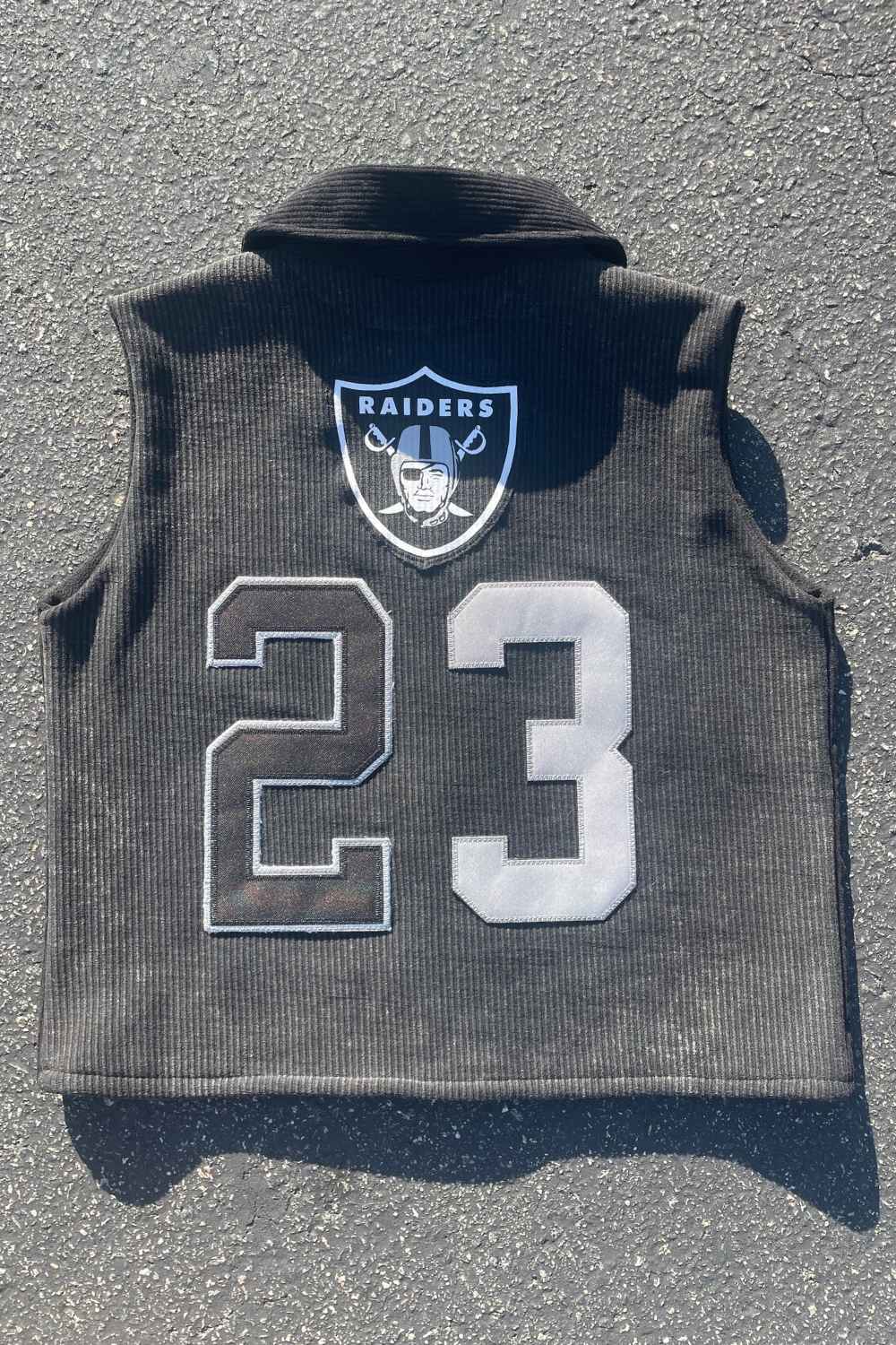 Womens Raiders Handmade Vest