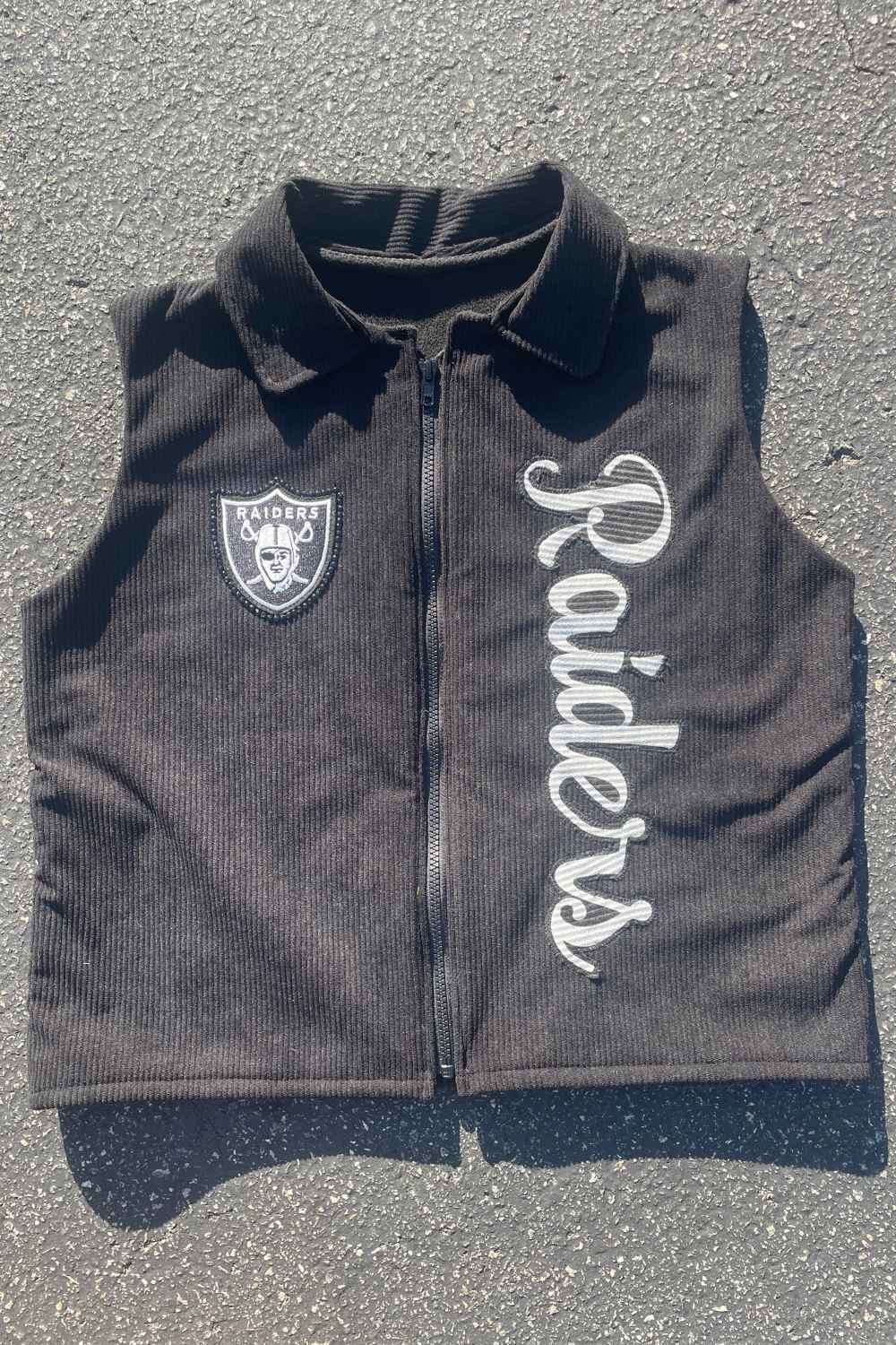 Womens Raiders Handmade Vest
