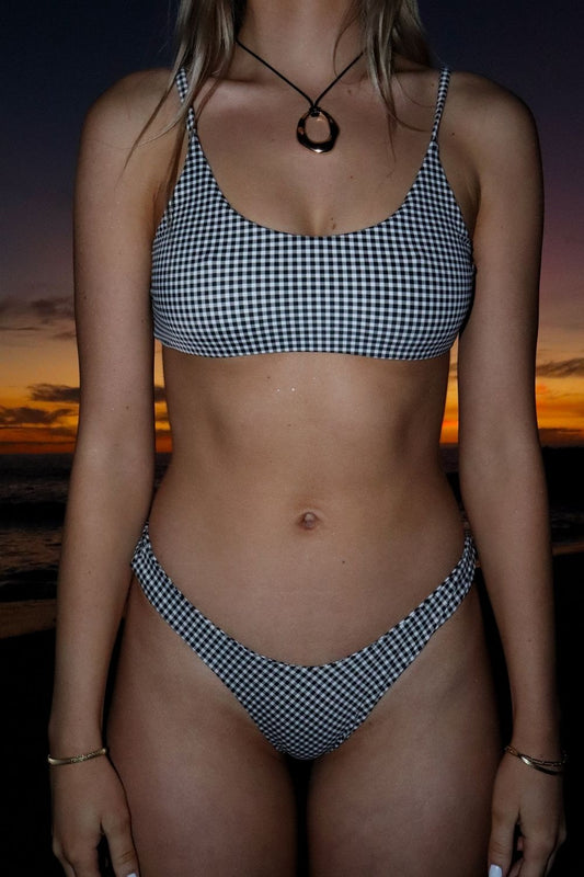 Gingham Lasso Bikini Set